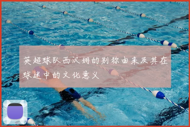 英超球队西汉姆的别称由来及其在球迷中的文化意义