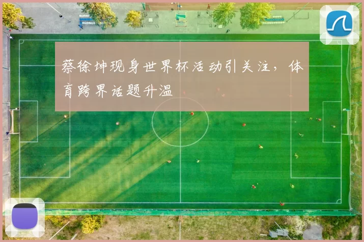 蔡徐坤现身世界杯活动引关注，体育跨界话题升温