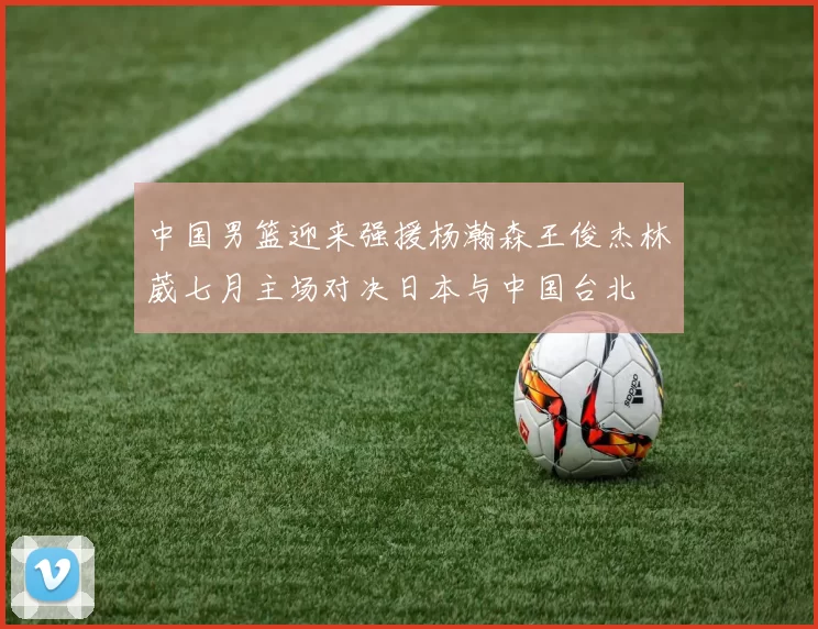 中国男篮迎来强援杨瀚森王俊杰林葳七月主场对决日本与中国台北